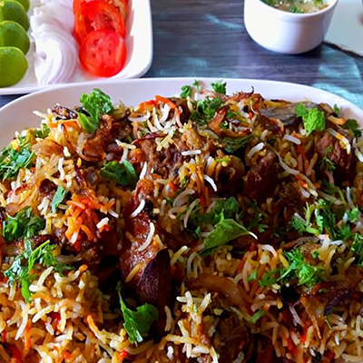 "Mutton Fry Biryani Family Pack (Sri Anjaneya Restaurant) - Click here to View more details about this Product